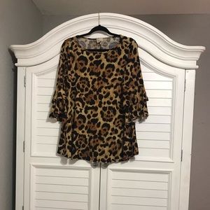 Cheetah Zadie B’s Bell Top!!